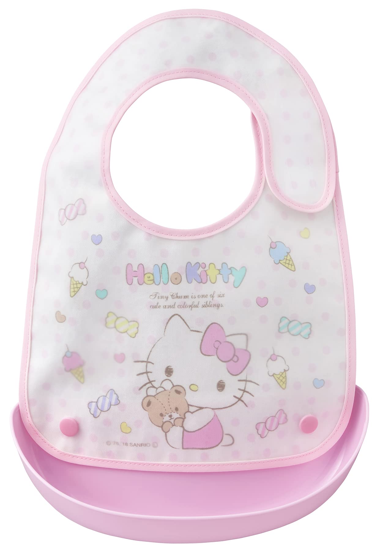 Amazon.co.jp: OSK ベビーエプロン ピンク 350×220×H75(mm) BR-4